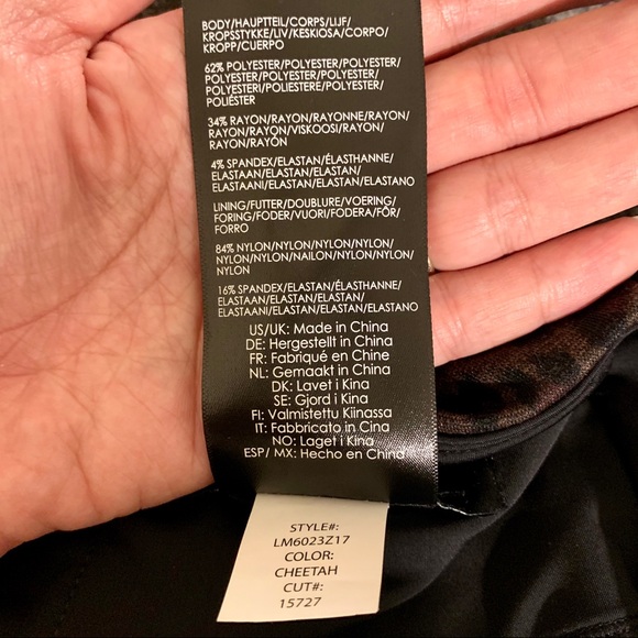 LIVERPOOL HI RISE LEOPARD REESE SKIRT - Picture 8 of 8